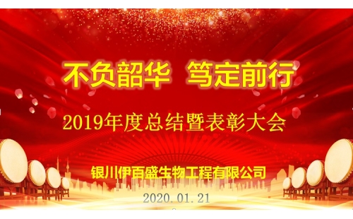 “不負韶華，篤定前行”2019總結(jié)表彰暨新春年會圓滿成功！